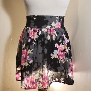 Floral Joe B skater skirt